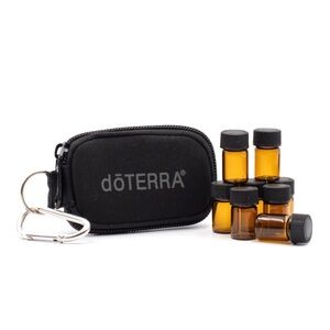Essential Oils 8 vial key chain bag on the go oil